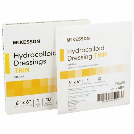 MCKESSON Hydrocolloid Dressing, 6 x 6 Inch, 200PK 1884